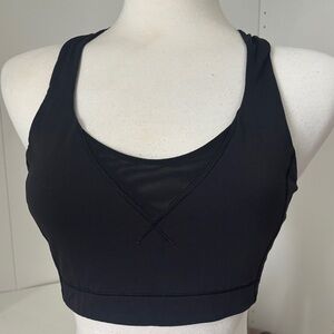 lululemon athletica Black Racerback Sports Bra